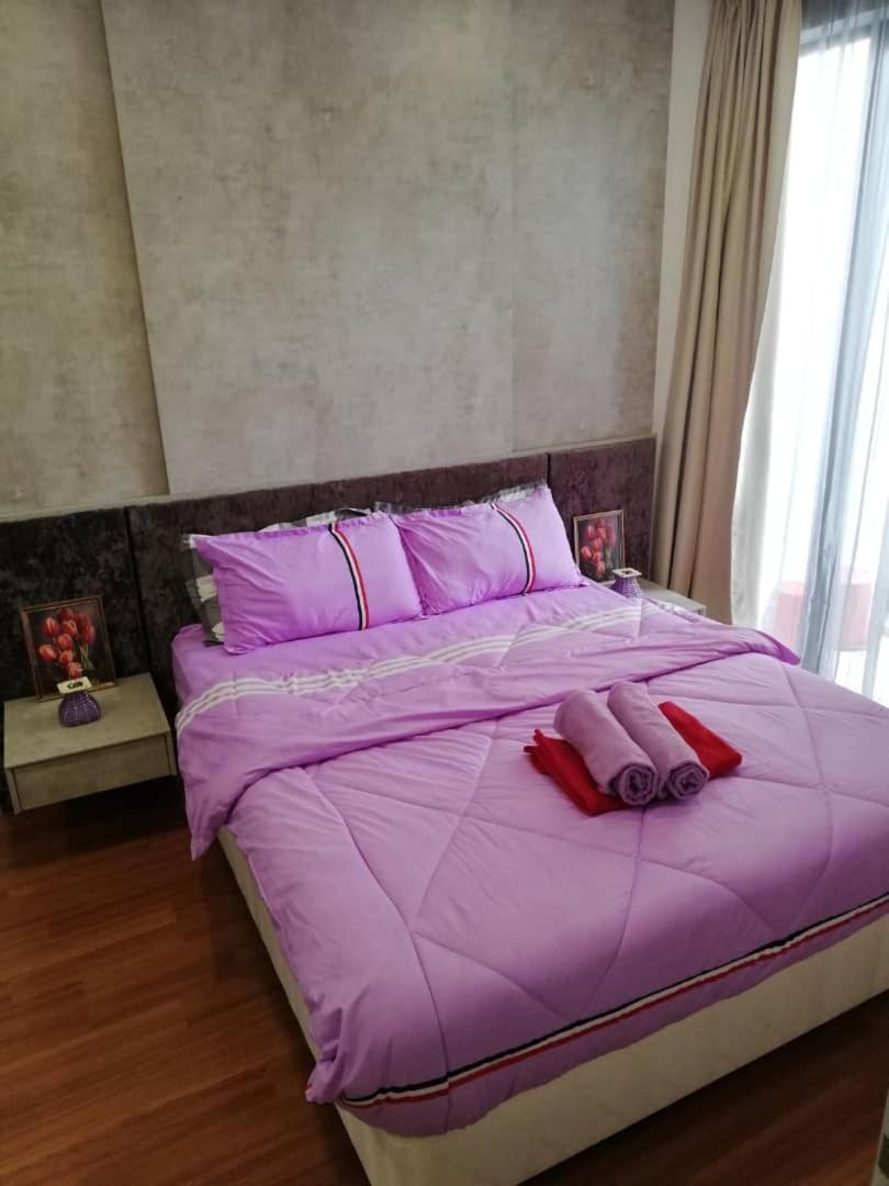 Lavender Suite # Shah Alam I-City Block B Homestay # 2R1B #Free Wifi & Parking Luaran gambar